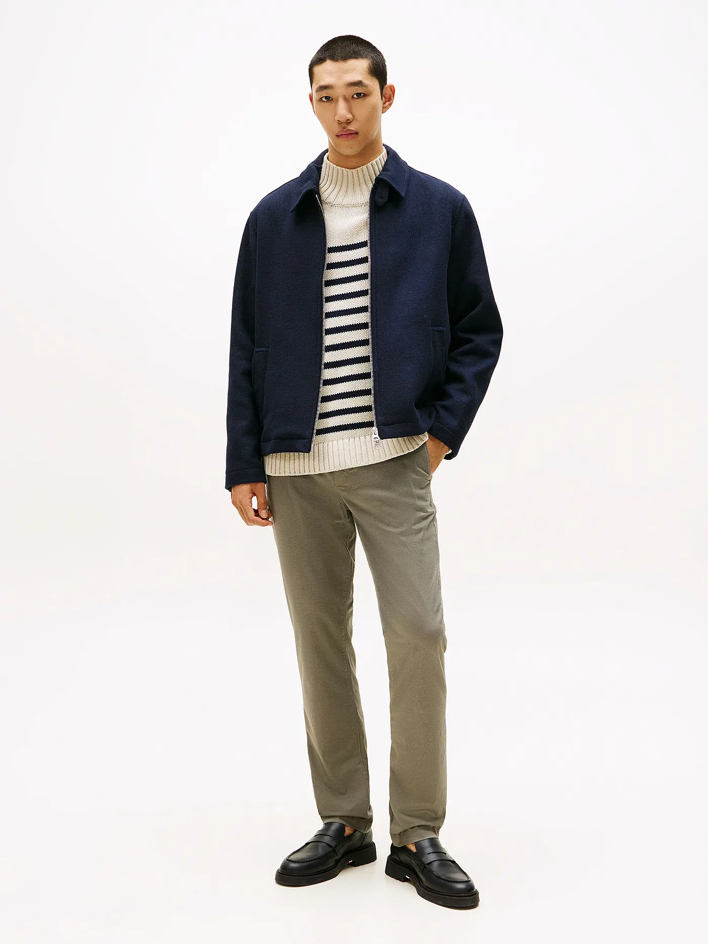 TOMMY HILFIGER | Chino | grau